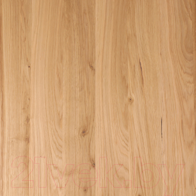 Изображение товара Обеденный стол ОКА Вейв 120-160x80x75 (дуб натуральный/черный)