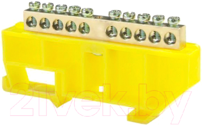 Шина нулевая ETP 10Р с DIN-изолятором (желтый)