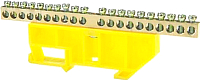 Шина нулевая ETP 20P с DIN-изолятором (желтый) - 