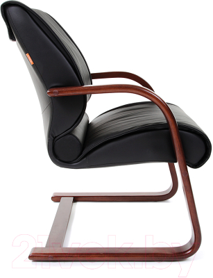 Кресло офисное Chairman 445 WD (кожа черная)
