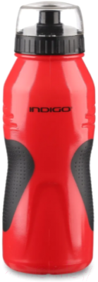 Фляга для велосипеда Indigo Comfort IN037 (600мл, красный/черный)