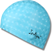 Шапочка для плавания Indigo 3D IN047 (голубой) - 