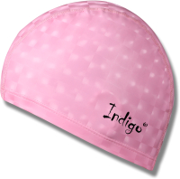 Шапочка для плавания Indigo 3D IN047 (розовый) - 
