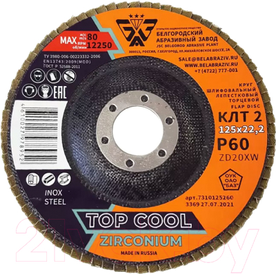 

Шлифовальный круг БаЗ, A00019959