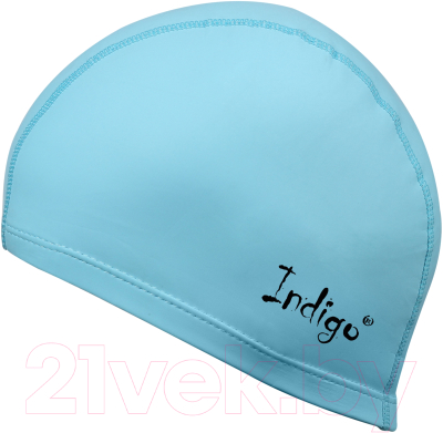 Шапочка для плавания Indigo IN048 (голубой)