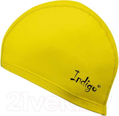 Шапочка для плавания Indigo IN048 (желтый)