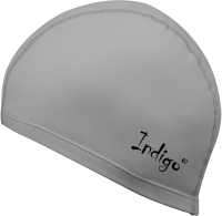 Шапочка для плавания Indigo IN048 (серый металлик) - 