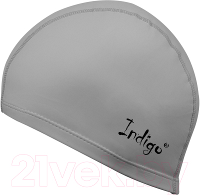 Шапочка для плавания Indigo IN048 (серый металлик)