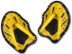 Лопатки для плавания Indigo PD-1 (S, желтый) - 
