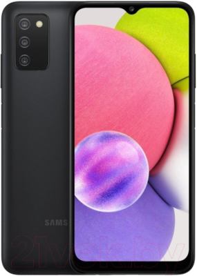 Смартфон Samsung Galaxy A03s 32Gb / SM-A037F (черный)
