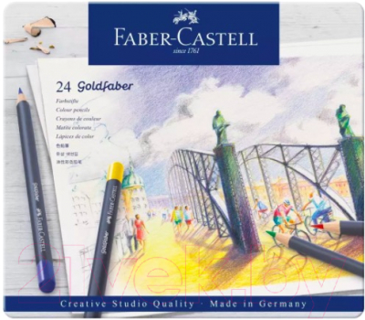 Набор цветных карандашей Faber Castell Goldfaber / 114724 (24шт)