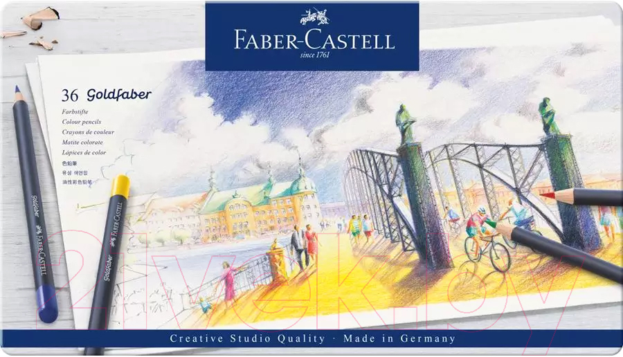 Набор цветных карандашей Faber Castell Goldfaber / 114736