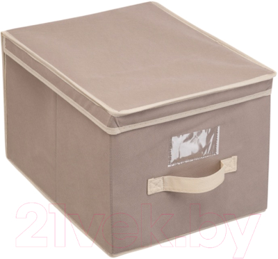 Коробка для хранения Handy Home Вельвет 400x300x250 AH-07 (серый)