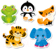 Развивающая игра Baby Toys Животные / 04117 -