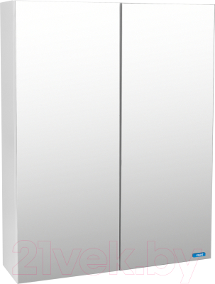 Шкаф с зеркалом для ванной Viant Рим 55 / VRIM55-ZSH