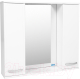 Шкаф с зеркалом для ванной Viant Милан 80 / VMIL80-ZSH - 