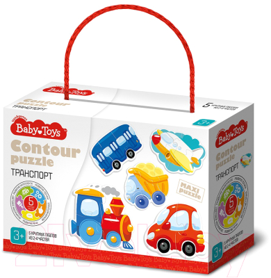 Набор пазлов Baby Toys Транспорт / 04118