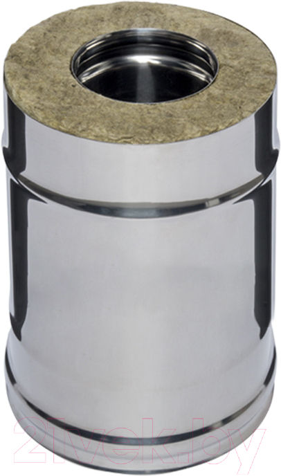 Труба вытяжная Ferrum 0.25м 430/0.5мм Ф80x160 / f3816