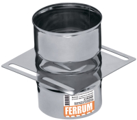 Площадка монтажная для дымохода Ferrum 430/0.8 мм Ф100 / f5501 - 