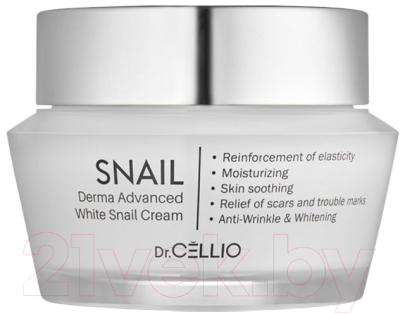 Крем для лица Dr. Cellio Derma White Snail Cream (50мл)