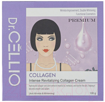 Крем для лица Dr. Cellio Intense Revitalizing Collagen Cream (100г)