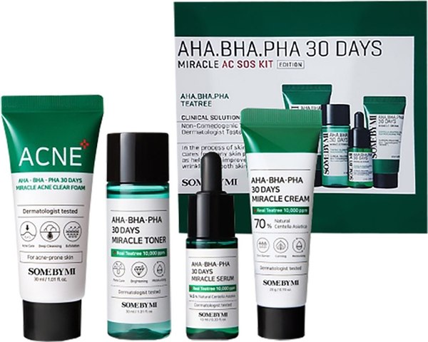 Набор косметики для лица Some By Mi 30days Aha/Bha/Pha 30 Days Miracle Ac Sos Kit 4