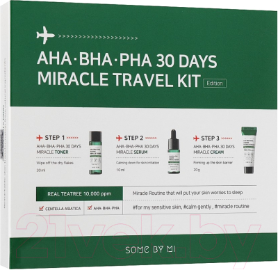 Набор косметики для лица Some By Mi 30days Aha/Bha/Pha 30 Days Miracle Travel Kit 3