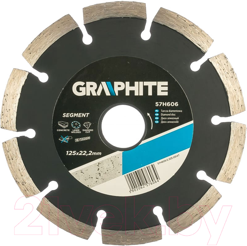 Отрезной диск алмазный Graphite 57H606