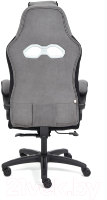 Кресло геймерское Tetchair Arena флок (серый/черный)