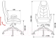 Миниатюра изображения товара Кресло офисное Бюрократ Zen (кожа коричневый/алюминий)