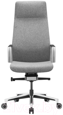 Кресло офисное Бюрократ Jons (серый/алюминий)