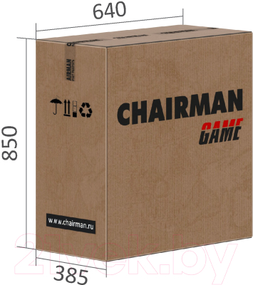 Кресло геймерское Chairman Game 28 (черный/серый)
