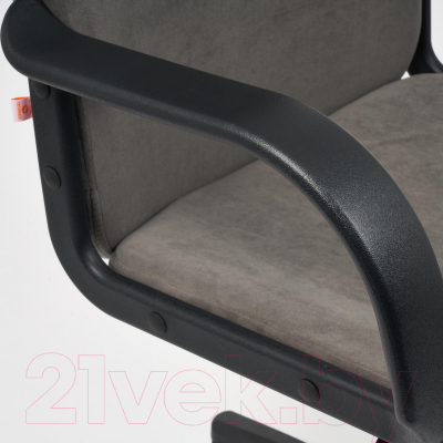 Кресло офисное Tetchair Leader флок (серый 29)