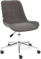 Кресло офисное Tetchair Style флок (серый) - 