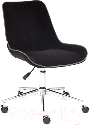 Кресло офисное Tetchair Style флок (черный)