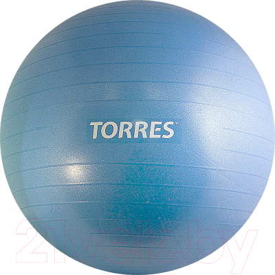 Фитбол гладкий Torres AL121155BL (голубой)