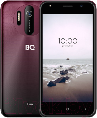 Смартфон BQ Fun BQ-5031G (вишнево-красный)