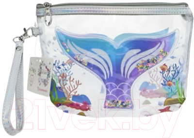 

Косметичка Lukky, Прозрачная с водой с пайетками Русалочка / Т17840