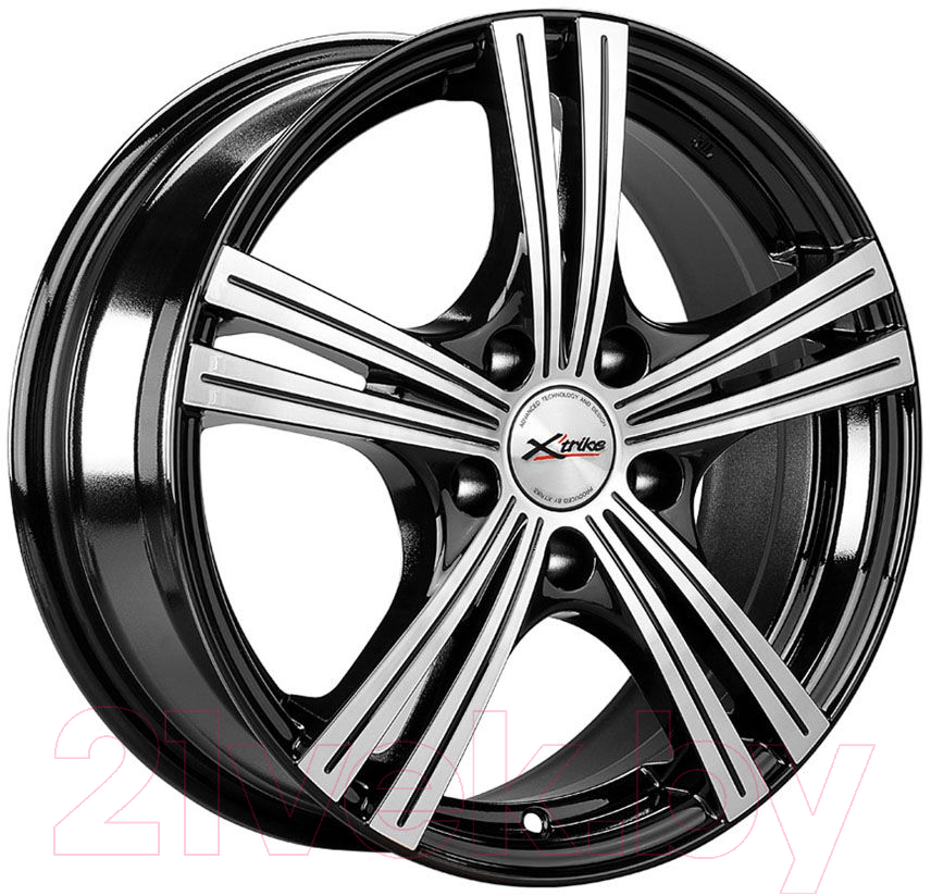Литой диск X'trike X-112 16x6.5" 5x110мм DIA 65.1мм ET 37мм BKFP