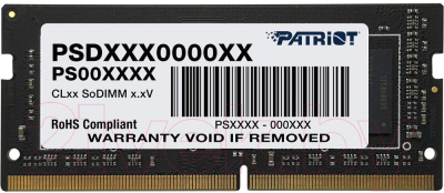Оперативная память DDR4 Patriot PSD432G32002S