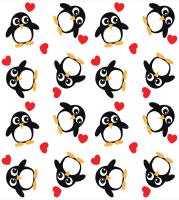 Скатерть JoyArty Влюбленные пингвины / tcox_11863 (145x180) - 