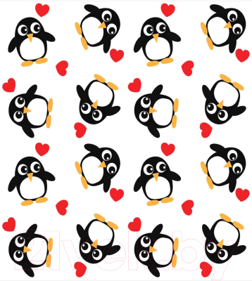 Скатерть JoyArty Влюбленные пингвины / tcox_11863 (145x180)