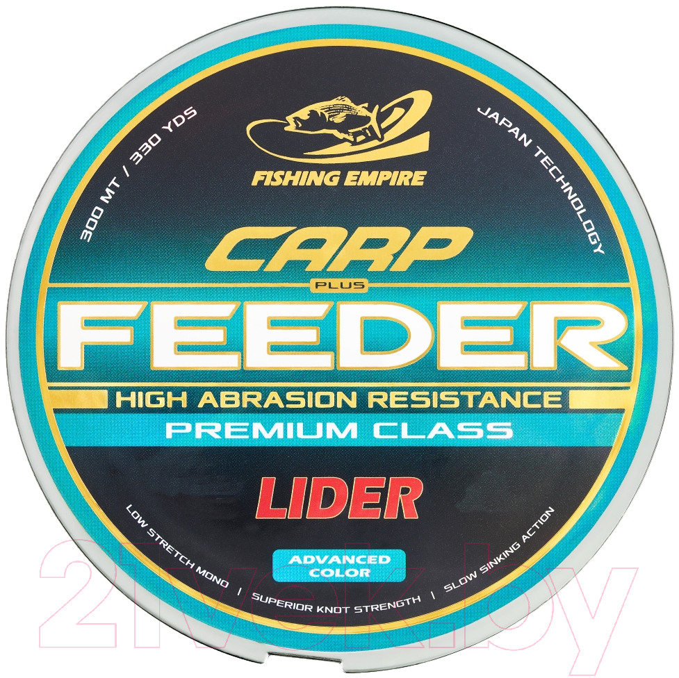 Леска монофильная Fishing Empire Lider Carp Plus Feeder Clear 0.60мм 250м / СL-060