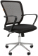 Кресло офисное Chairman 698 хром (TW-01, черный) - 