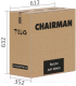 Миниатюра изображения товара Кресло офисное Chairman 698 хром (TW-04, серый)