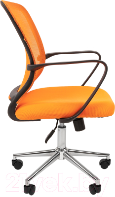 Кресло офисное Chairman 698 TW хром (оранжевый)