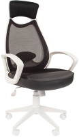 Кресло офисное Chairman 840 (TW11/TW-01 белый пластик/черный) - 