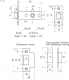 Миниатюра изображения товара Защелка врезная Нора-М С-45 АВ (старая бронза)