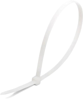 Стяжка для кабеля Fortisflex НСС EasyFix 8х400 / 84808 (100шт, белый) - 
