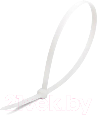 Стяжка для кабеля Fortisflex НСС EasyFix 8х400 / 84808 (100шт, белый)